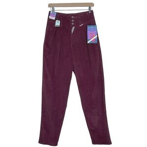 Vintage Jordache Championships Corduroy Pleated High Rise Deadstock Pants 9/10
